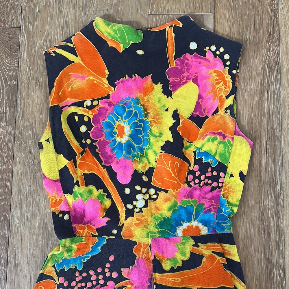 Vintage High Neck Romper - Picture 2 of 10